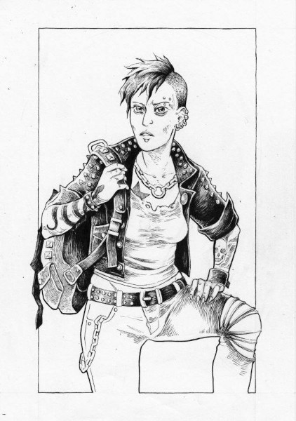 Amanda, the punk and anarchist, CC-BY-SA Olaf Klimek 2016